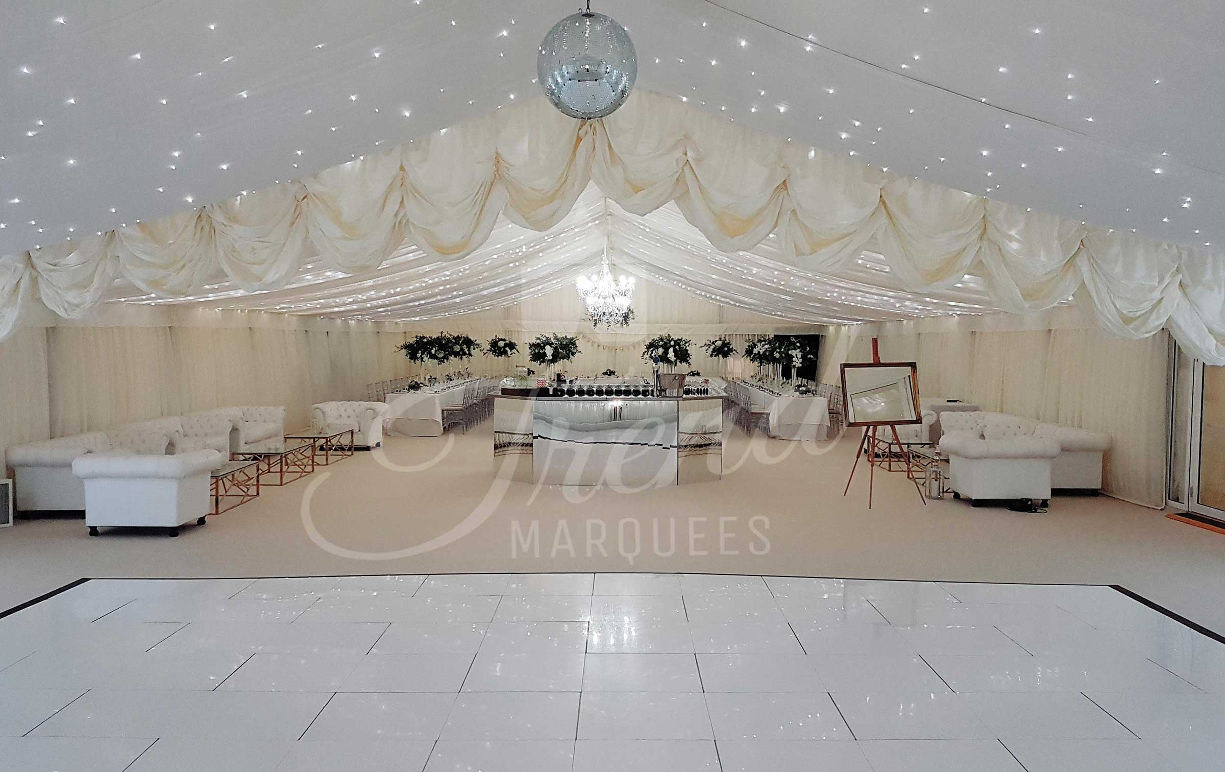 Wedding marquee hire from Trend Marquees